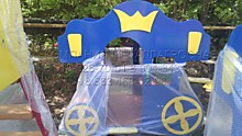 Детский игровой домик в виде кареты