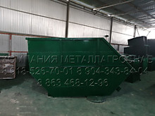Бункер 10 м3 для мусора тбо, тко, кгм сталь 2-3 мм