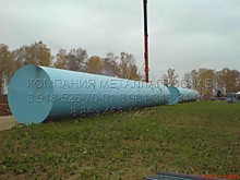 Водонапорная башня 160 м3 общей высотой 25 метров, монтаж башни на свинокомплексе в Московской области.